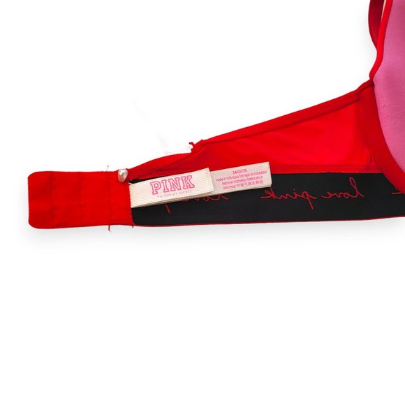 Victoria's Secret Pink Wear Everywhere Push Up Bra 34C EUC - Picture 8 of 13